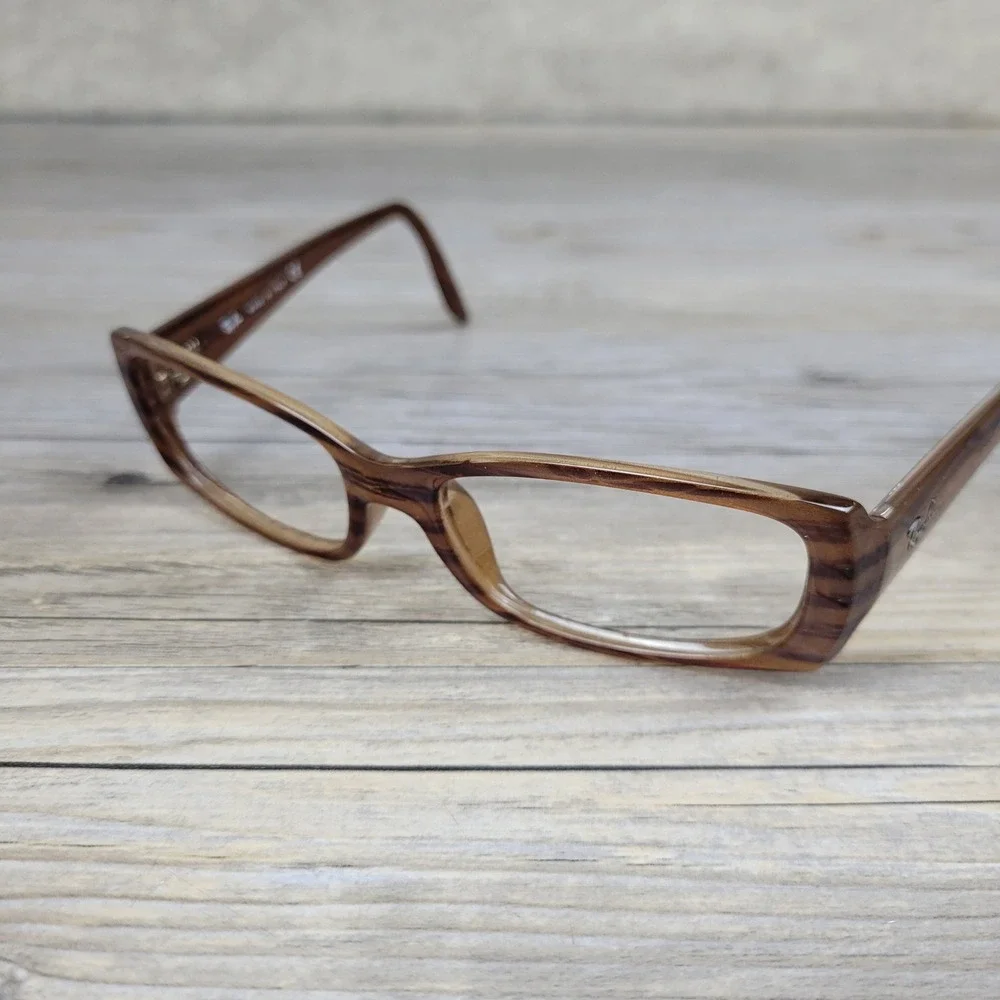 Ray-Ban Eyeglasses RB 4067 689 Brown Rectangular Frames‎ Only 52-16-145